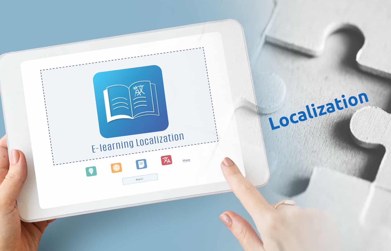 "E-learning localization on tablet to face business challenges the translators must know"